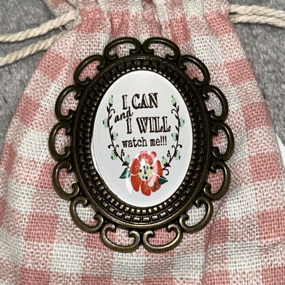 Plunder Pendant I Can And I Will Watch Me! Boho Jewelry
